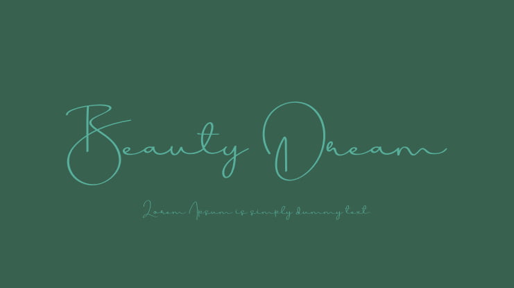 Beauty Dream Font
