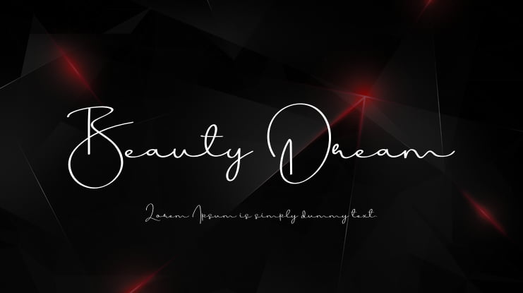 Beauty Dream Font