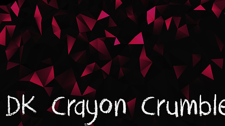 DK Crayon Crumble Font