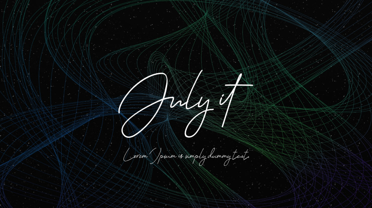 July it Font