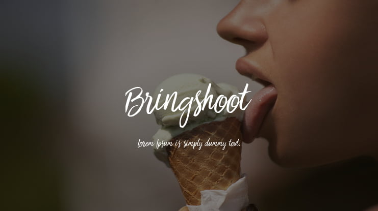 Bringshoot Font