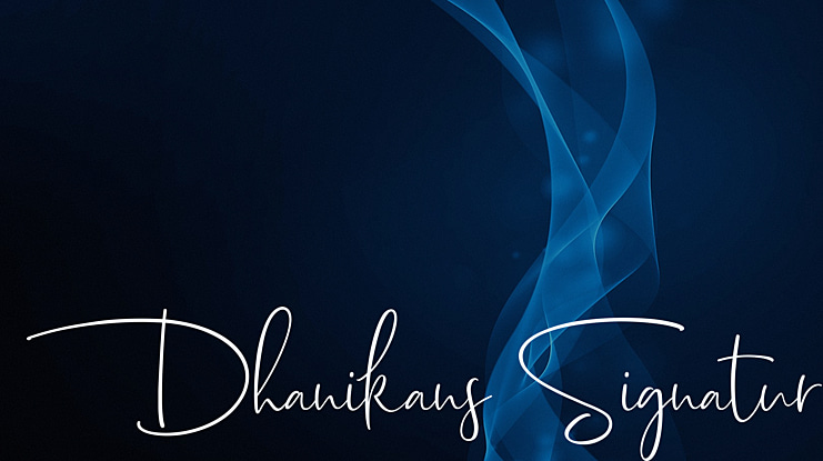 Dhanikans Signature 2 Font Family