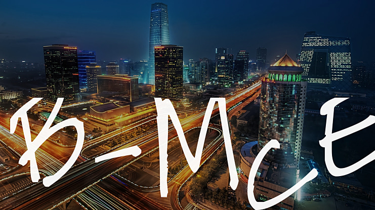 B-McE Font