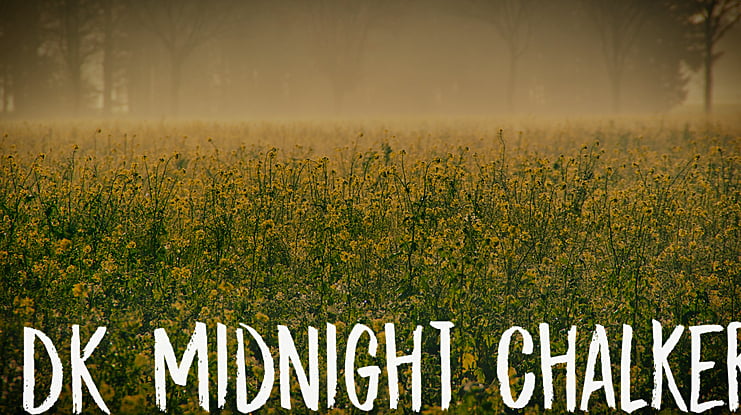 DK Midnight Chalker Font