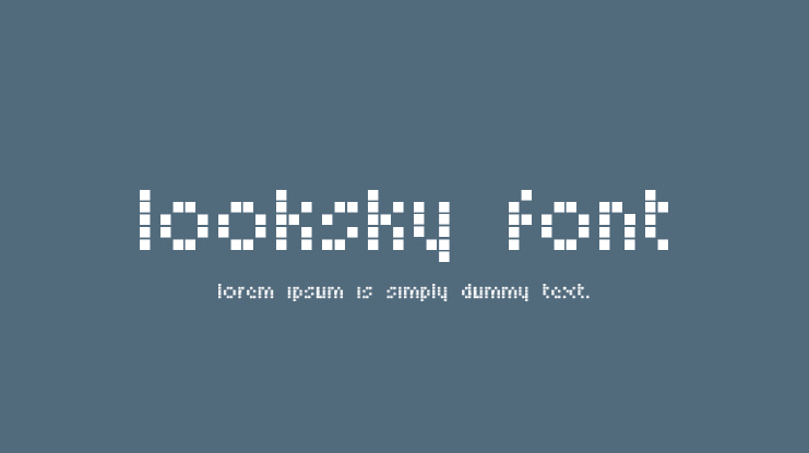 Looksky Font