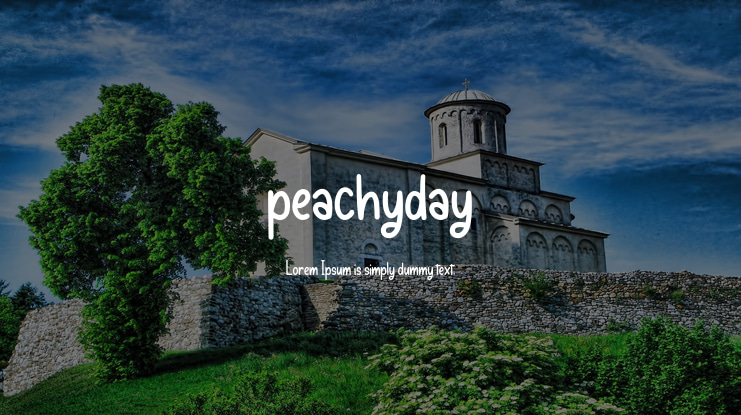 peachyday Font