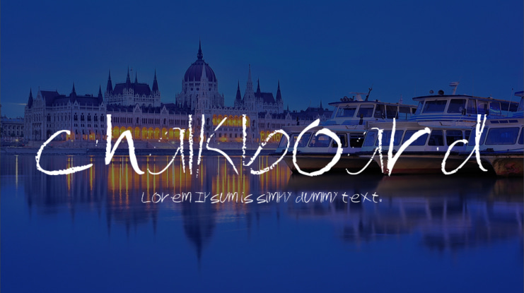 chalkboard Font