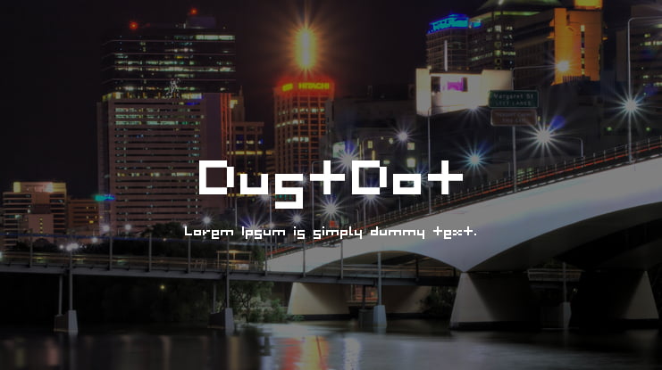DustDot Font