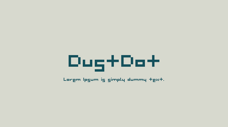 DustDot Font