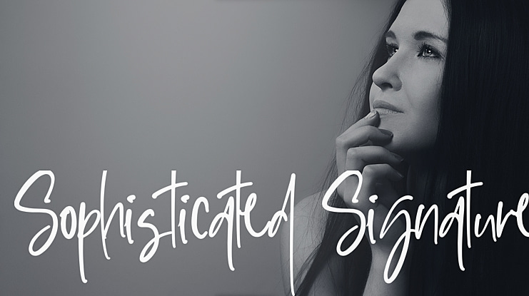 Sophisticated Signature Font