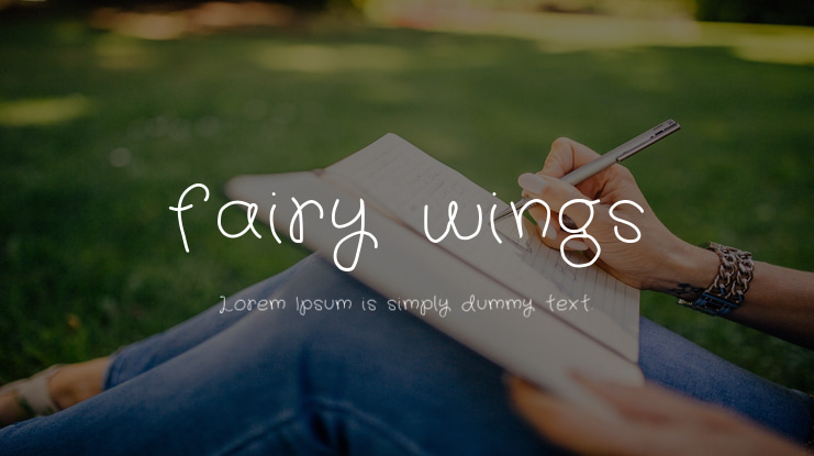fairy wings Font