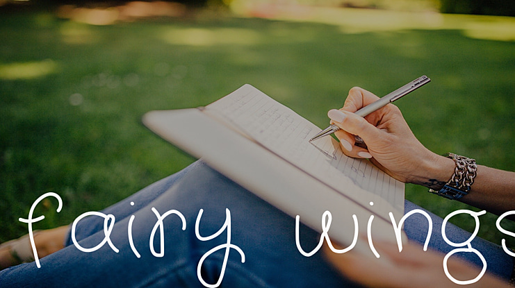 fairy wings Font