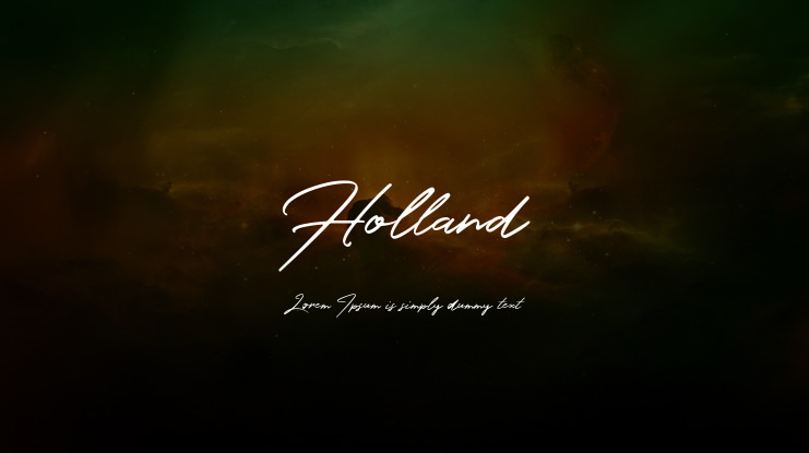 Holland Font