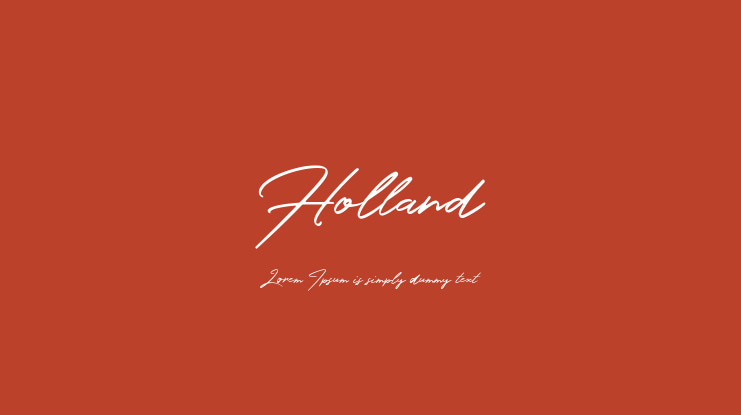 Holland Font