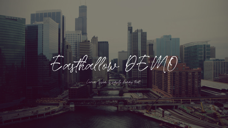 Easthallow DEMO Font