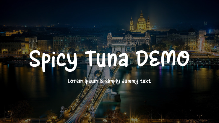 Spicy Tuna DEMO Font