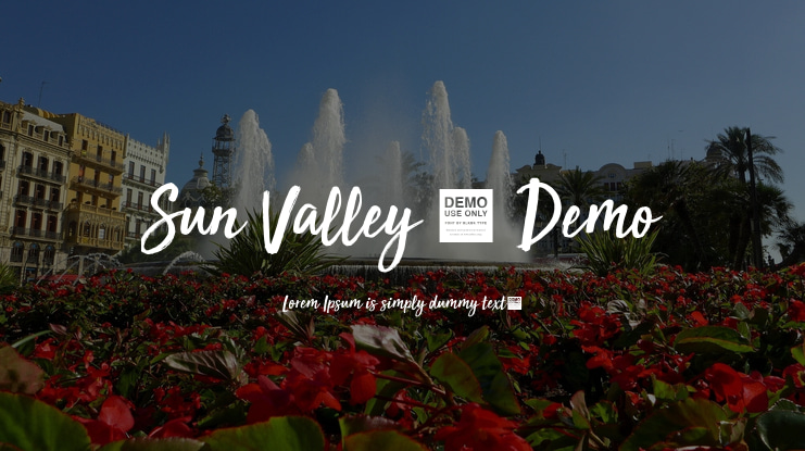 Sun Valley - Demo Font