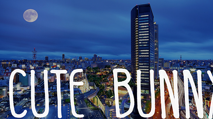 Cute  Bunny Font