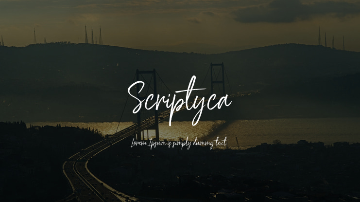 Scriptyca Font
