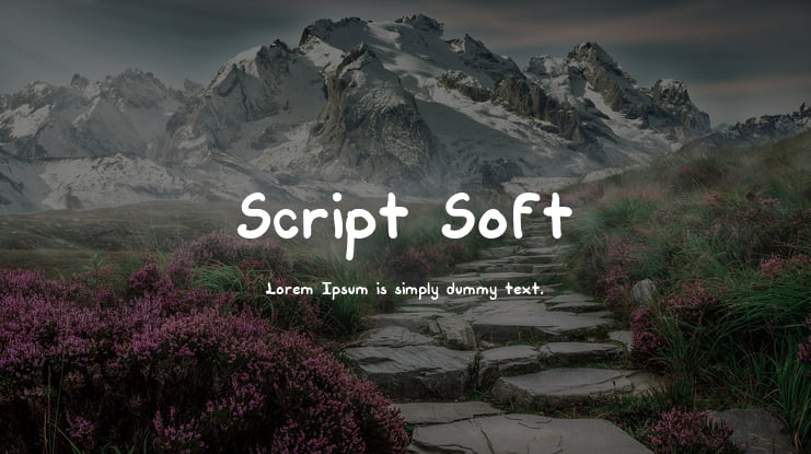 Script Soft Font