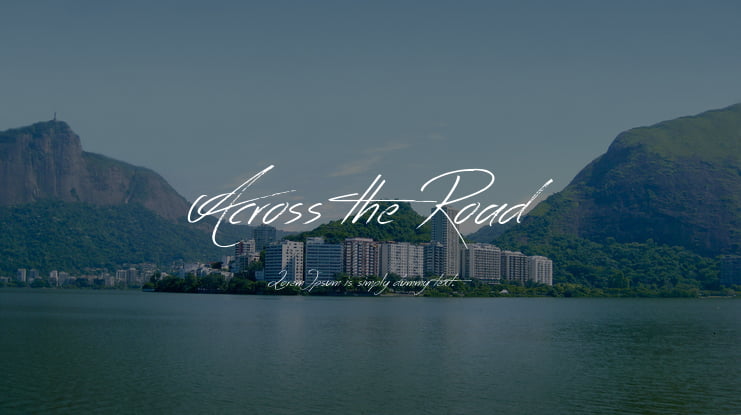 Across the Road Font