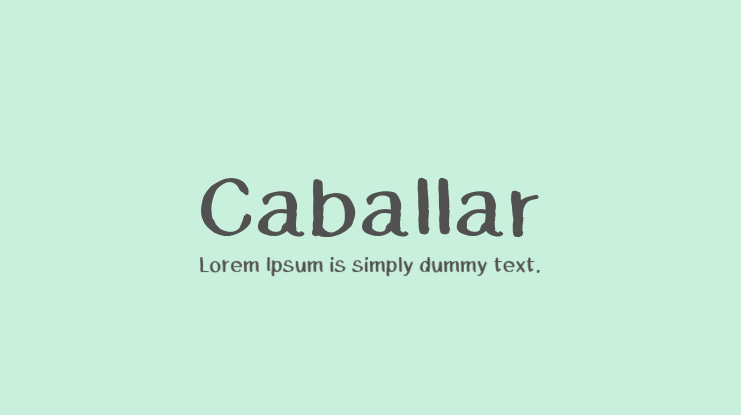 Caballar Font