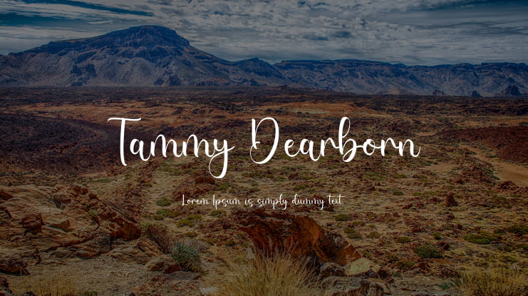 Tammy Dearborn Font