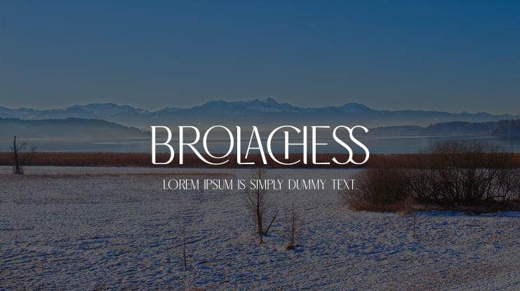 Brolachess Font