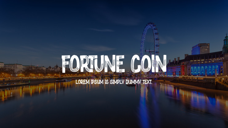 Fortune Coin Font
