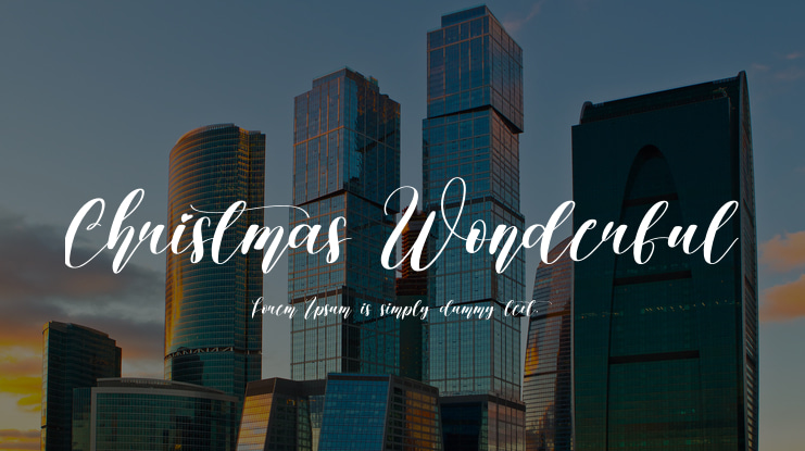 Christmas Wonderful Font