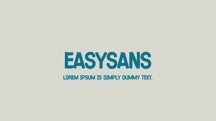Easysans Font