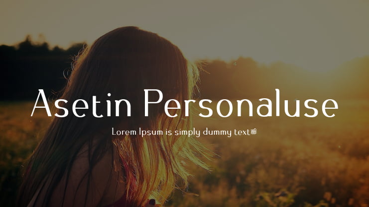 Asetin Personaluse Font Family