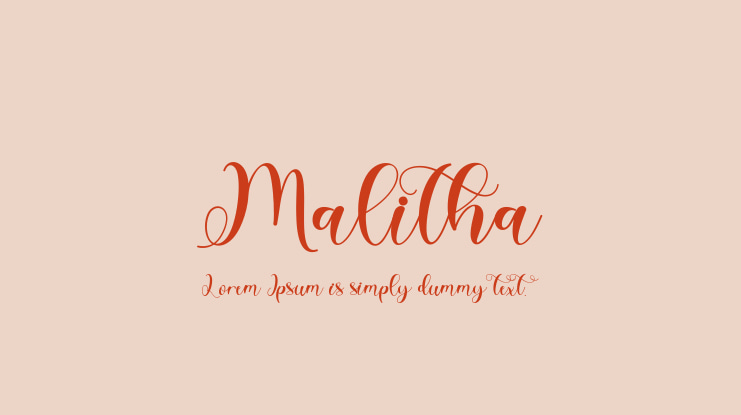 Malitha Font