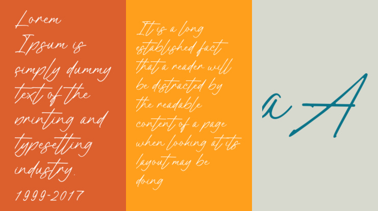 Castery Signature Font