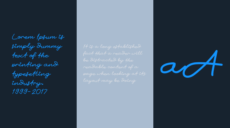 Alternative Line Font