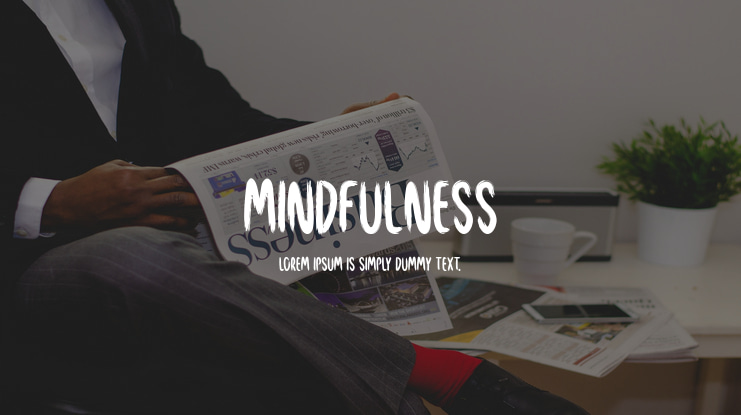 Mindfulness Font