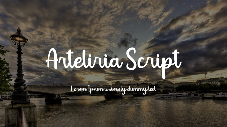 Arteliria Script Font