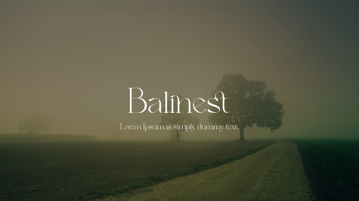 Balinest Font