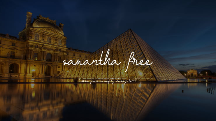 samantha free Font