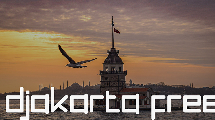 djakarta free Font