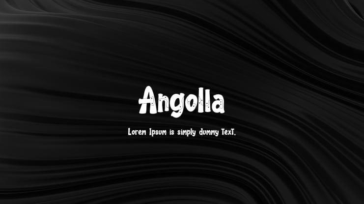 Angolla Font