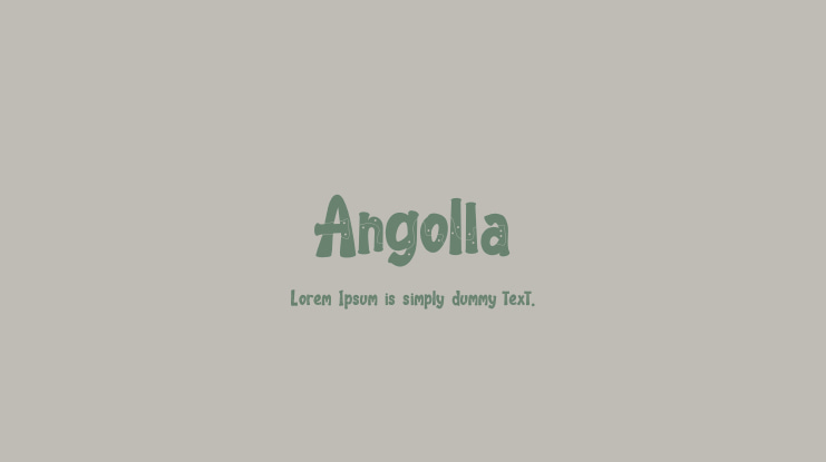 Angolla Font