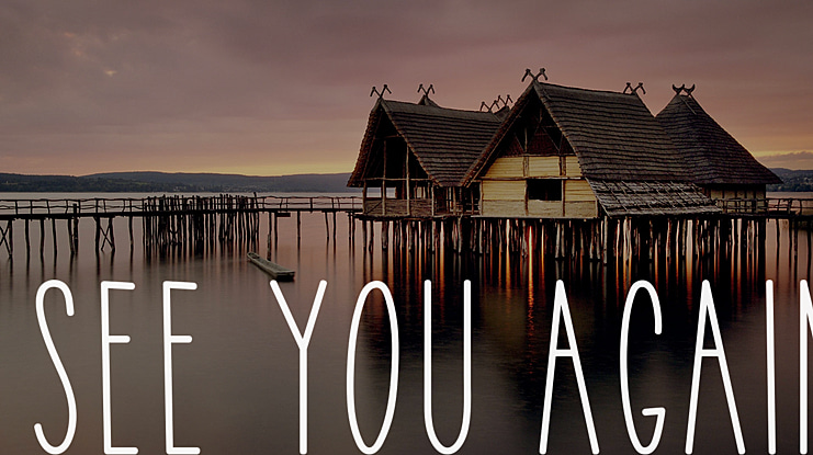See You Again Font