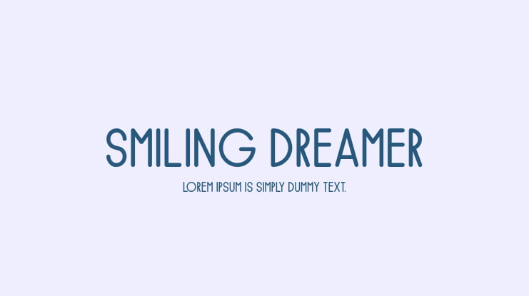Smiling Dreamer Font