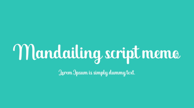 Mandailing script memo Font