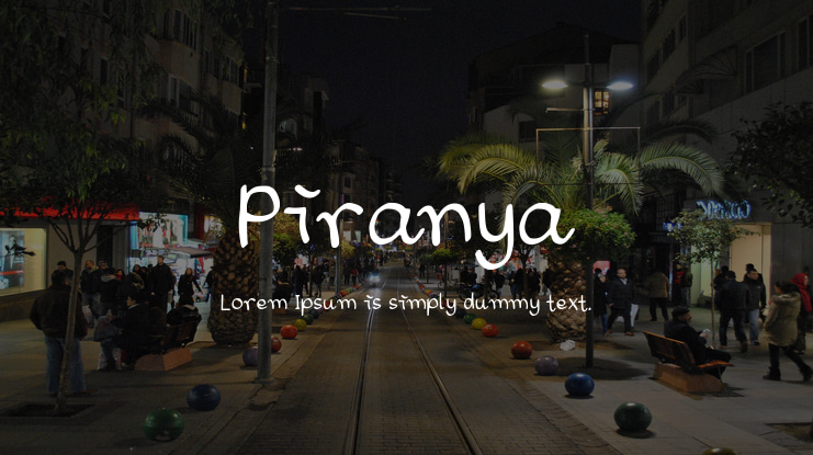 Piranya Font