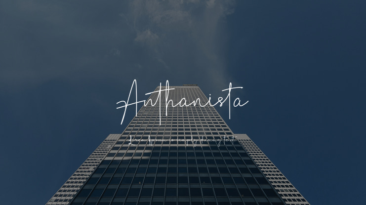 Anthanista Font