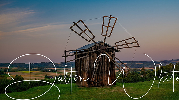 Dalton White Font