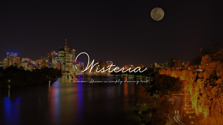 Wisteria Font