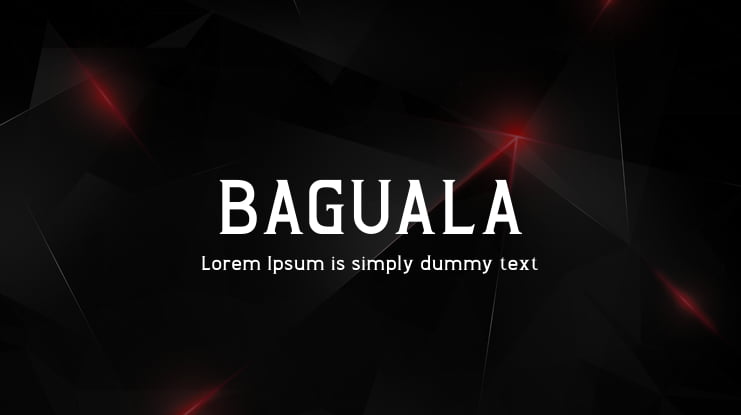 BAGUALA Font